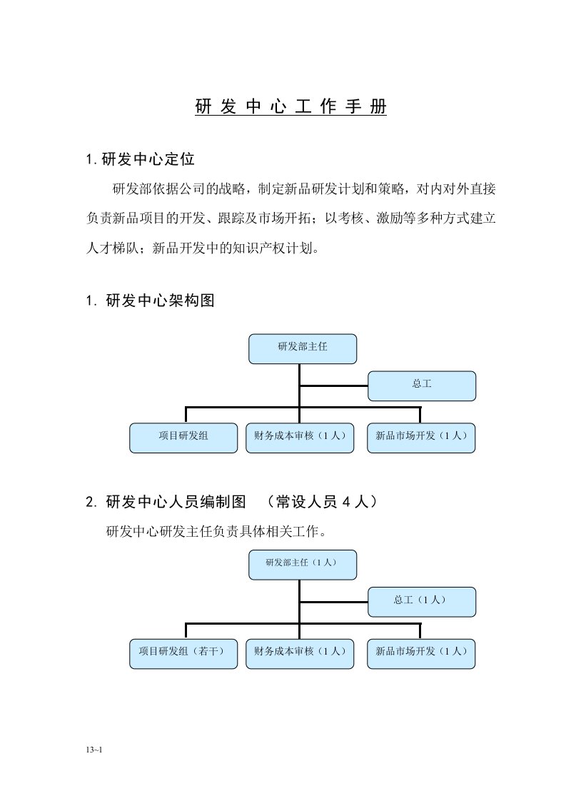 研发部工作手册