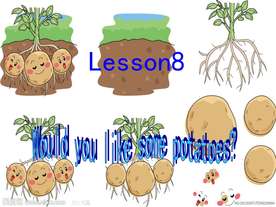 科普版五年级英语上册lesson8Wouldyoulikesomepotatoes课件