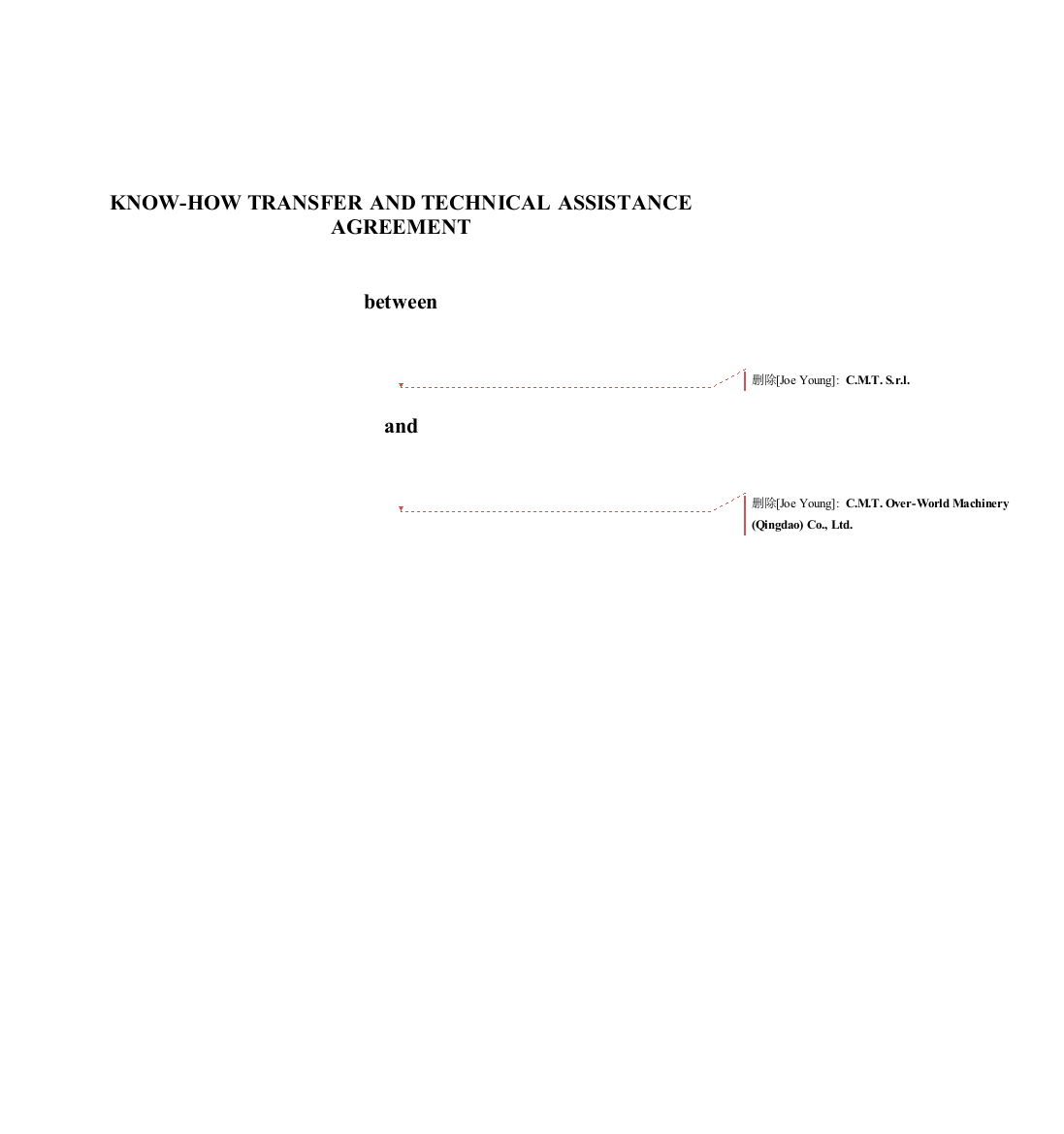 合资公司技术转让协议(英文版)Know-how-transfer-and-technical-assistance-agreement