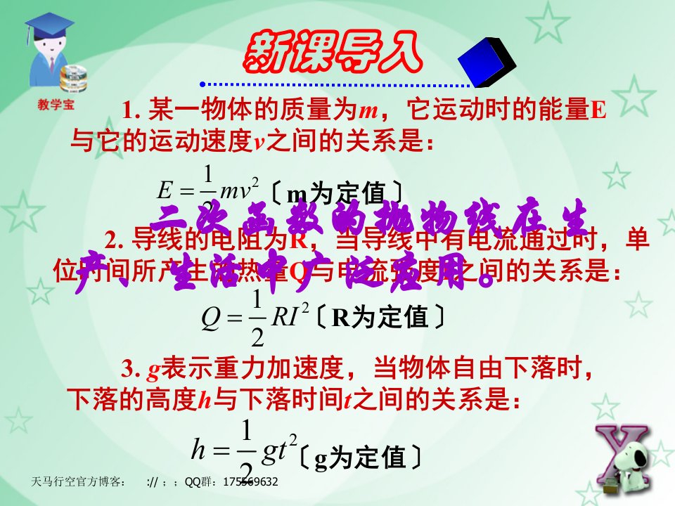 【初中数学课件】初三实际问题与二次函数课件