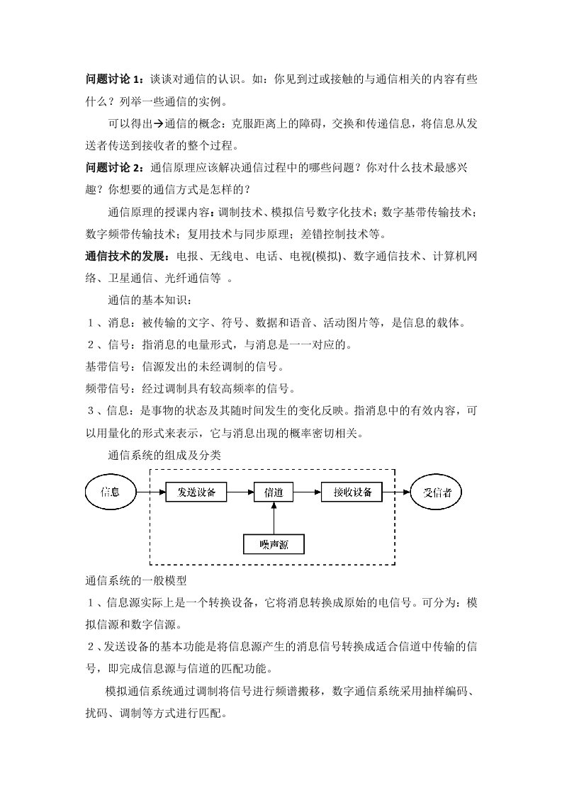 通信原理电子教案