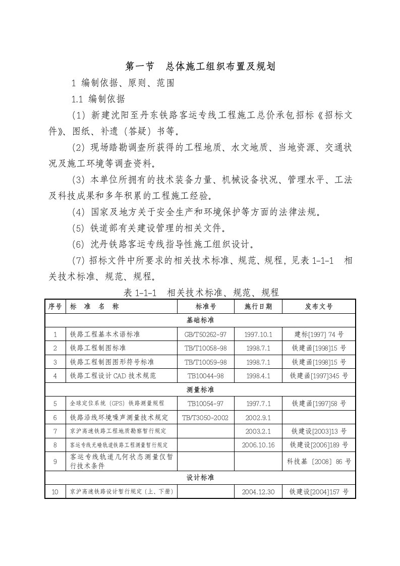 第一节总体施工组织布置及规划