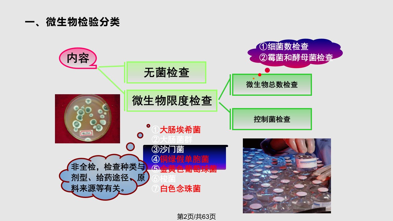 药物制剂微生物检验