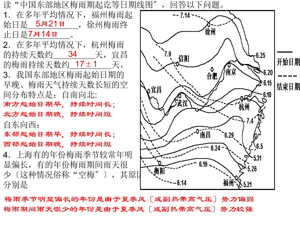 沅陵一中67高三第一轮复习课件中国的河流与湖泊