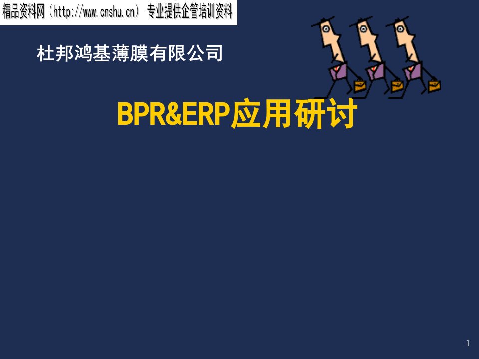 某公司BPR与ERP应用研讨