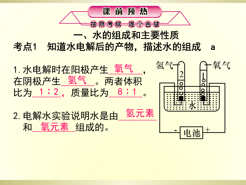 时水和溶液