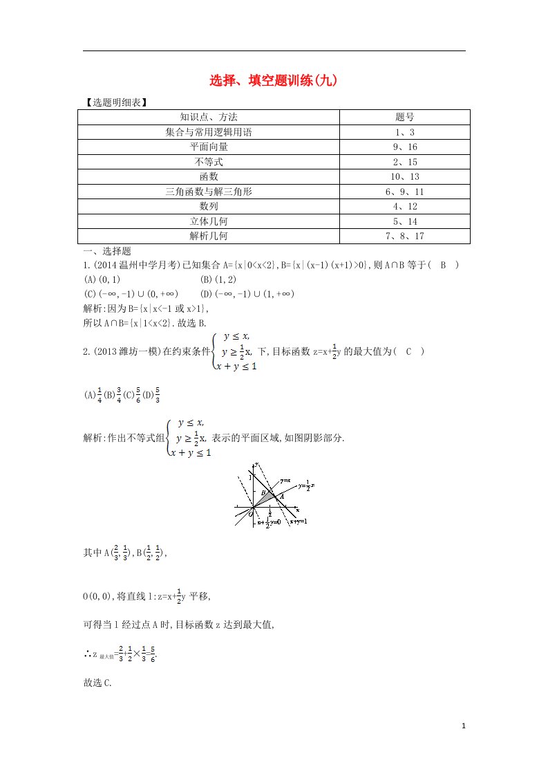 高考数学