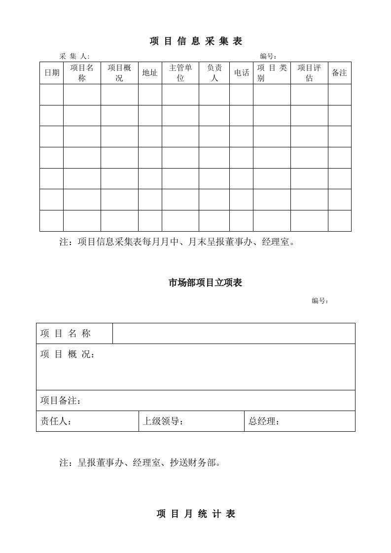 表格模板-行政类最新表格汇总