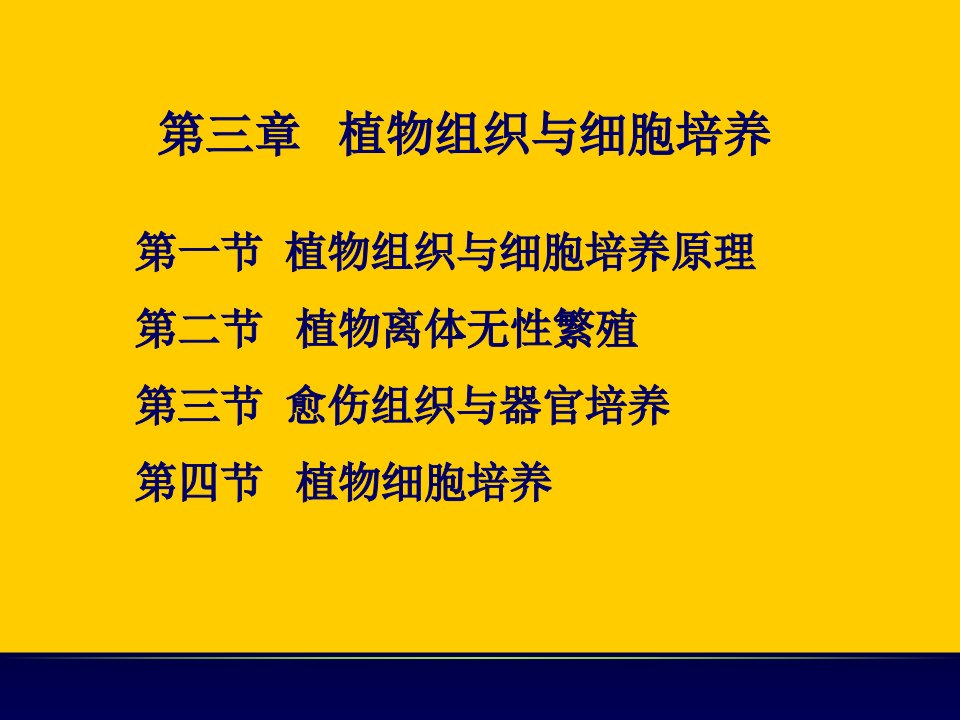 第三章—植物组织与细胞培养