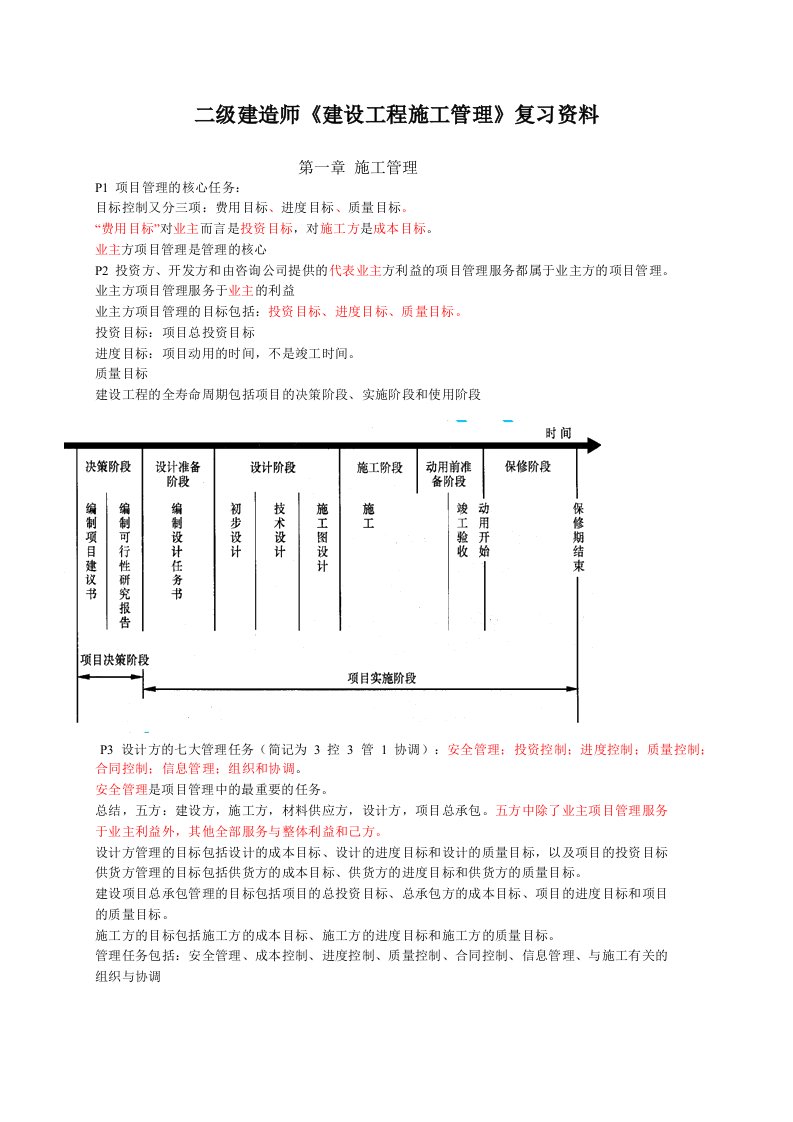 建造师建筑工程施工管理资料