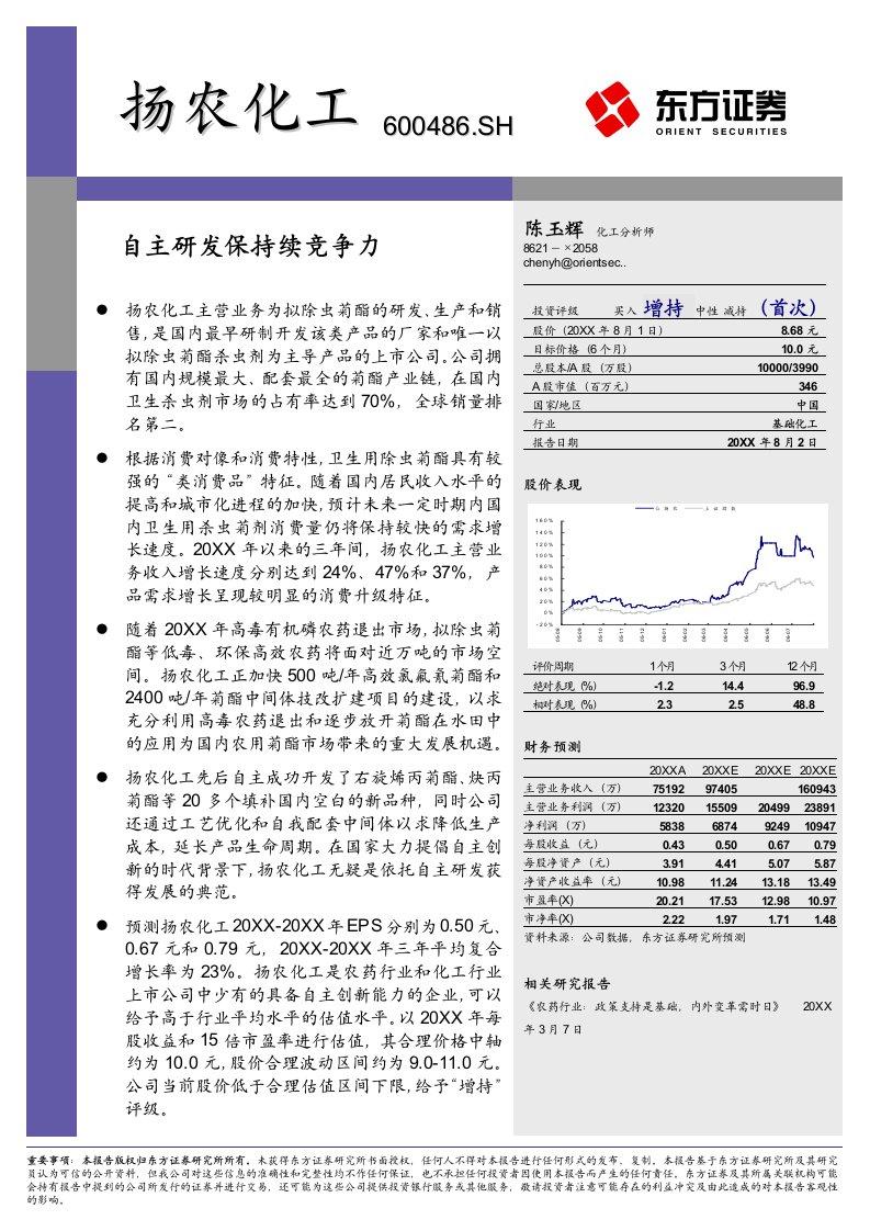 生产管理--规模领先的拟除虫菊酯生产商