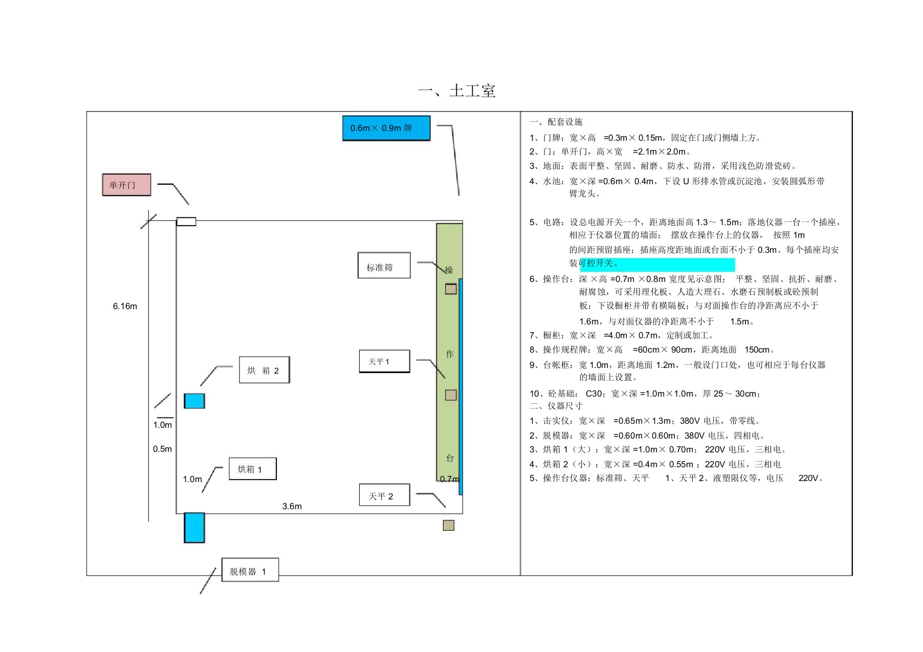 实用标准化工地试验室布置图(可在原基础上修改)