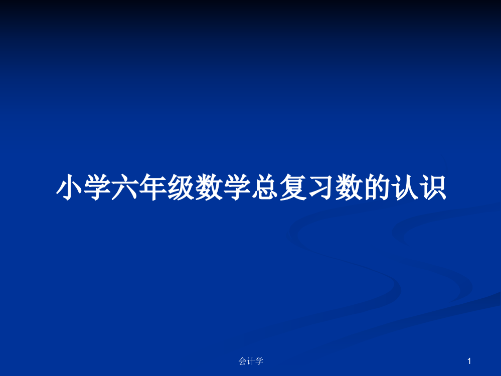 小学六年级数学总复习数的认识学习资料