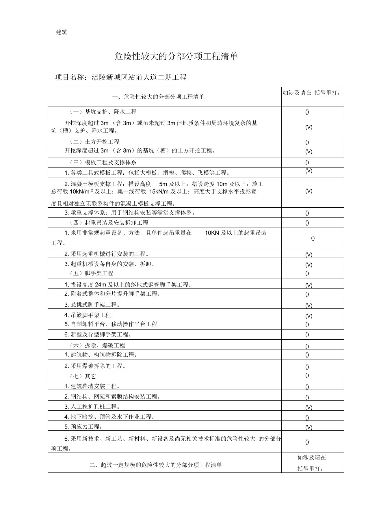 危大工程安全管理措施