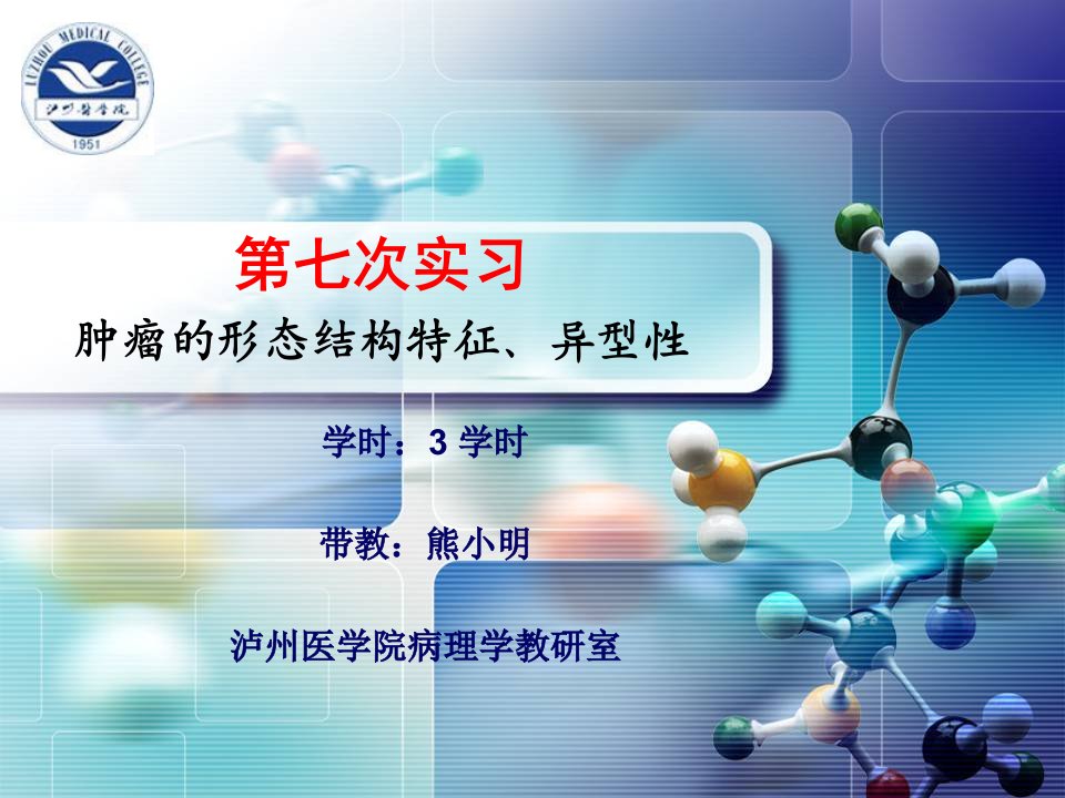 实习07肿瘤的形态结构异型性