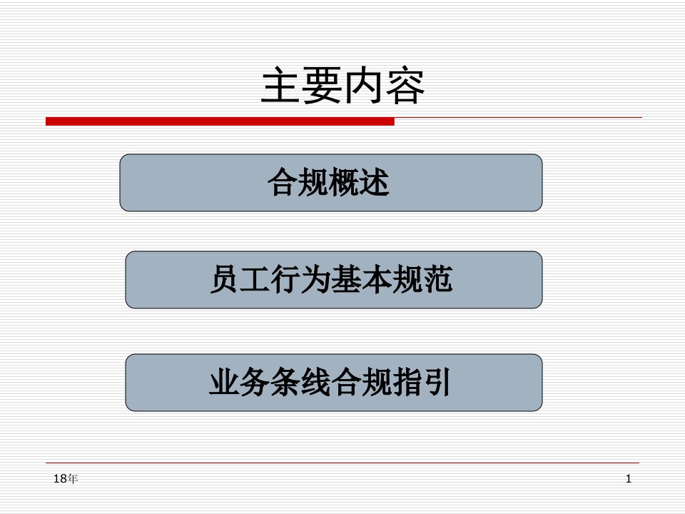 合规管理手册培训资料课件