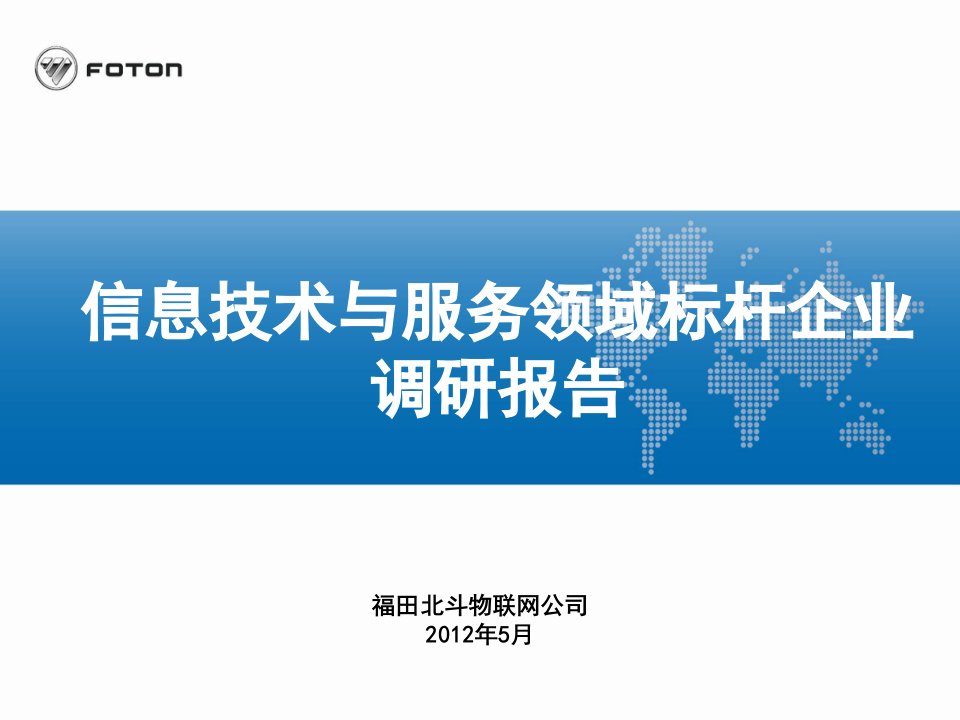 IT软件与服务企业调研报告.新编