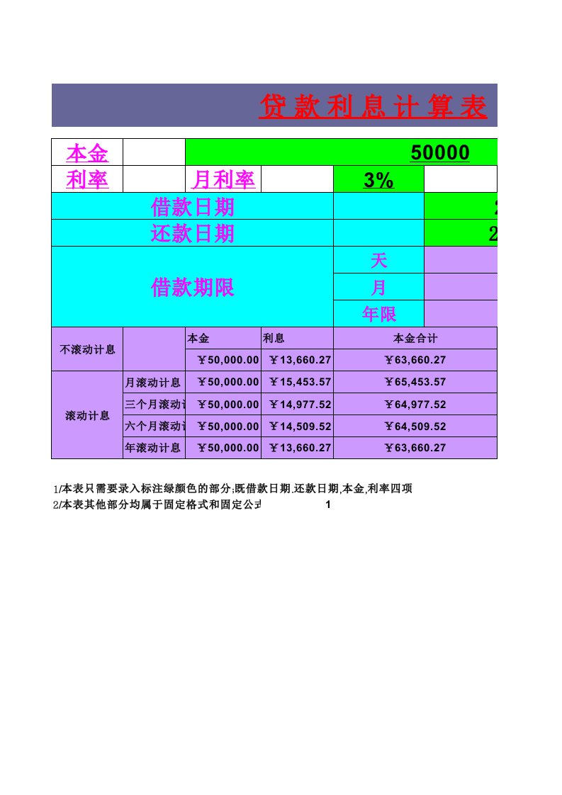 建设期贷款利息计算