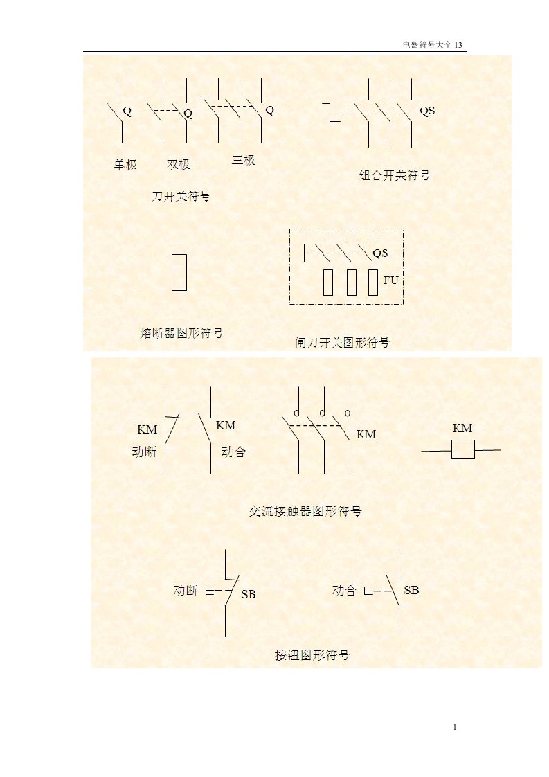 电气图形符号大全