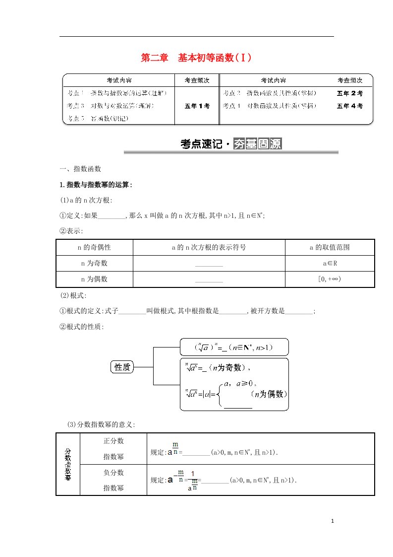 高考数学一轮复习