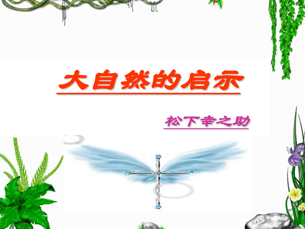 人教版小学四级语文下册《大自然的启示》