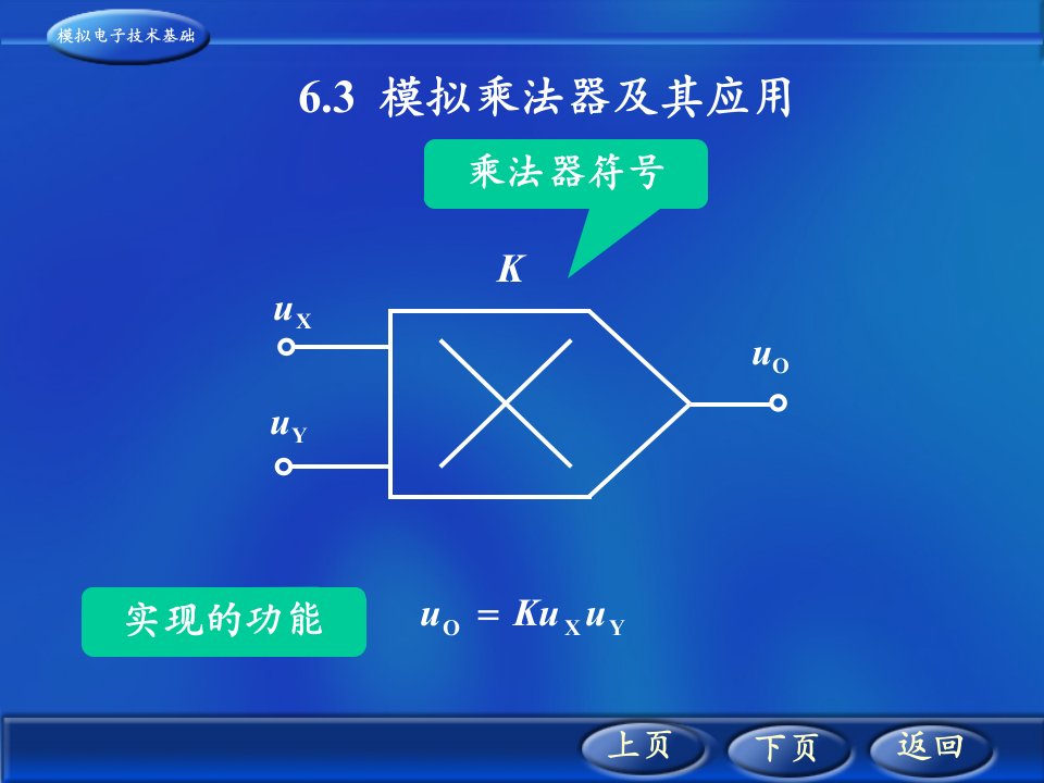 模拟乘法器及其应用