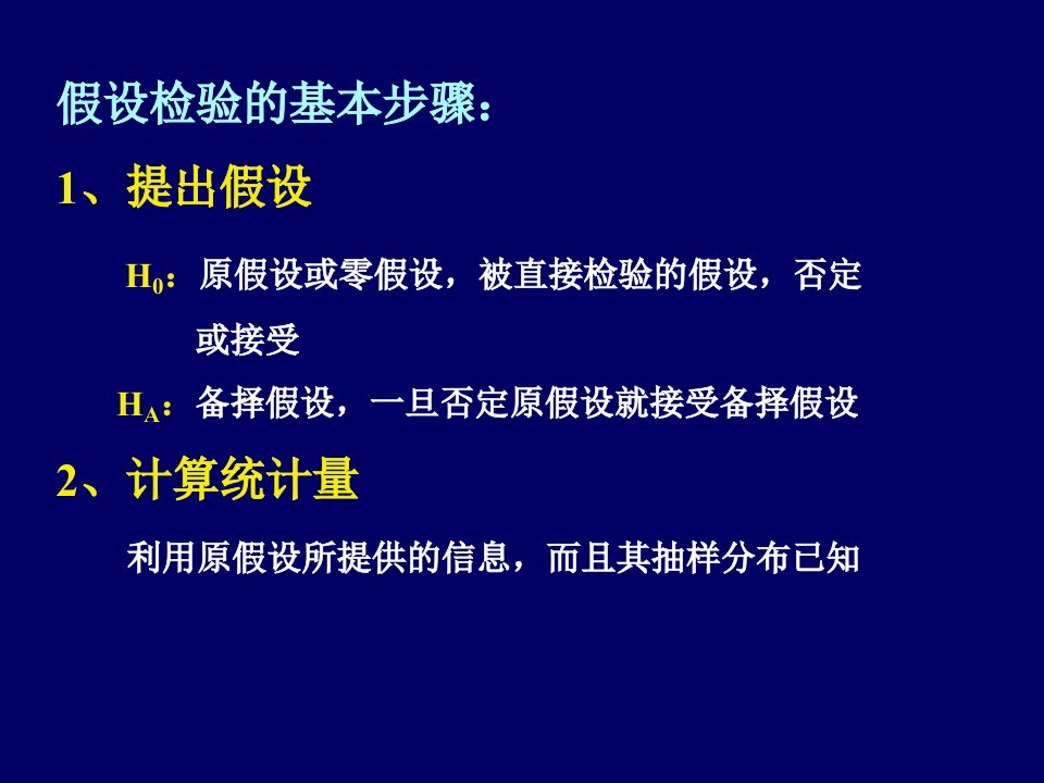 第五章单个和两个总体平均数的假设检验课件