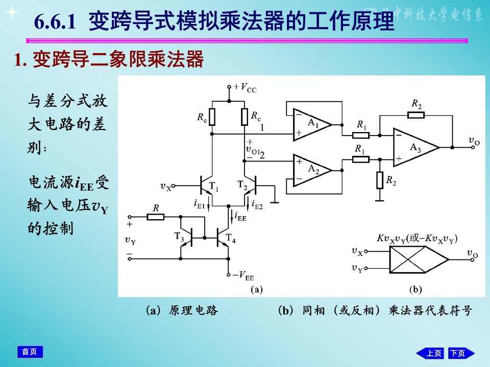 6.6变跨导式模拟乘法器