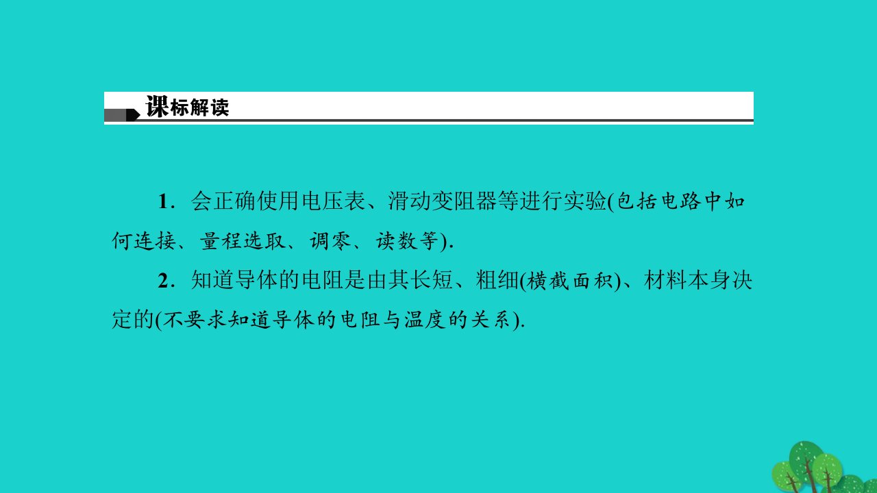 中考物理总复习第十七讲电压电阻ppt课件