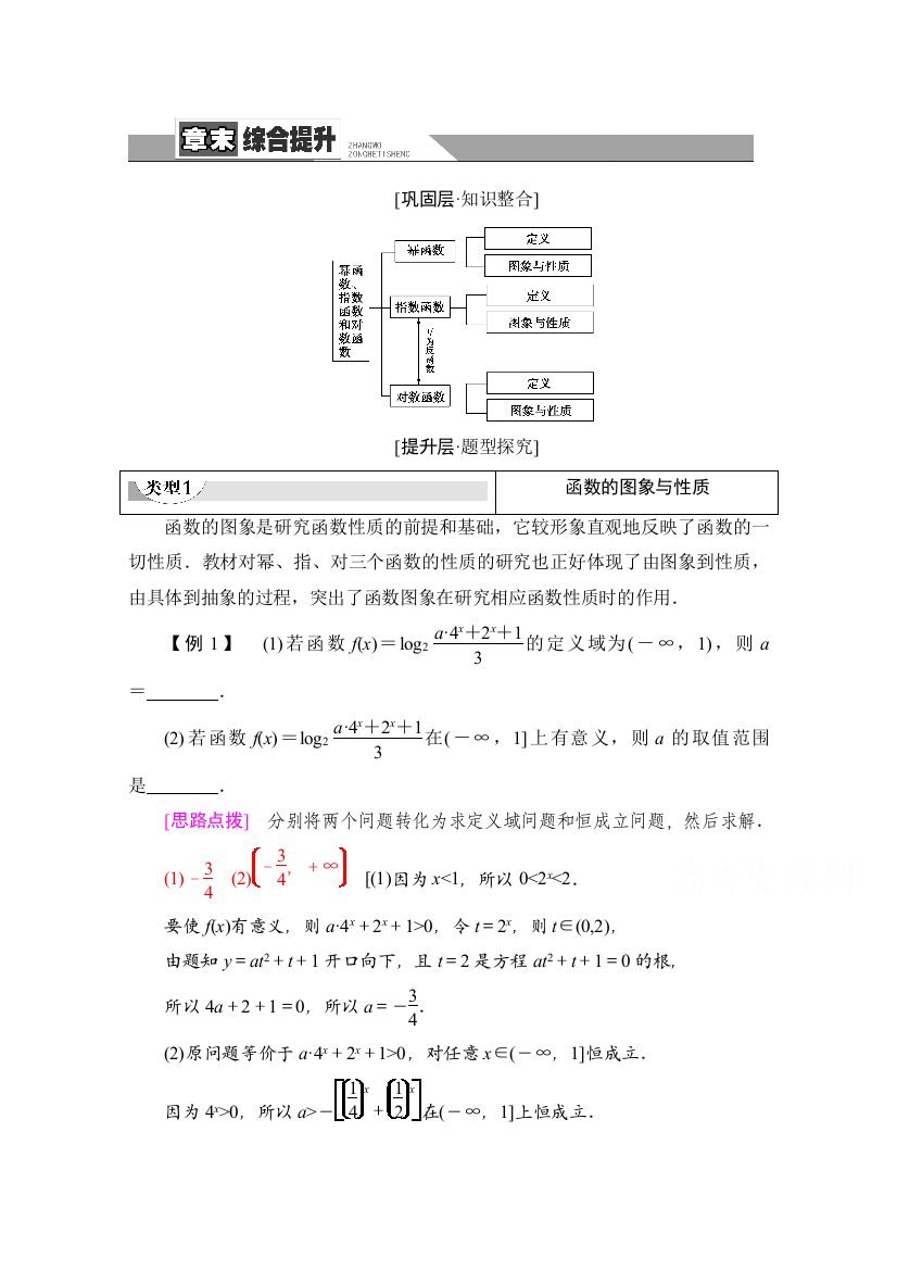 2020-2021学年数学新教材苏教版必修第一册教学案：第6章