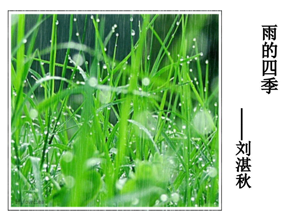 3《雨的四季》课件