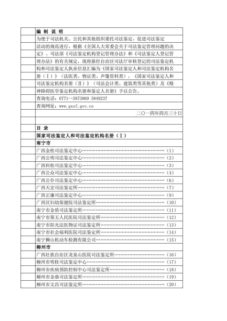 2016国家司法鉴定人和司法鉴定机构名册-Sheet1