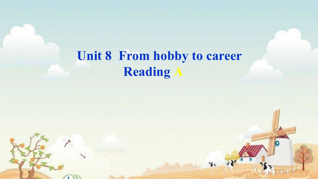 牛津深圳版(广州沈阳通用)七年级英语下册-Unit-8-From-hobby-to-career-r课件