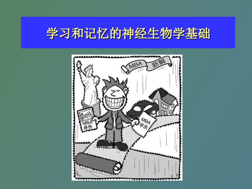 学习和记忆的神经生物学基础