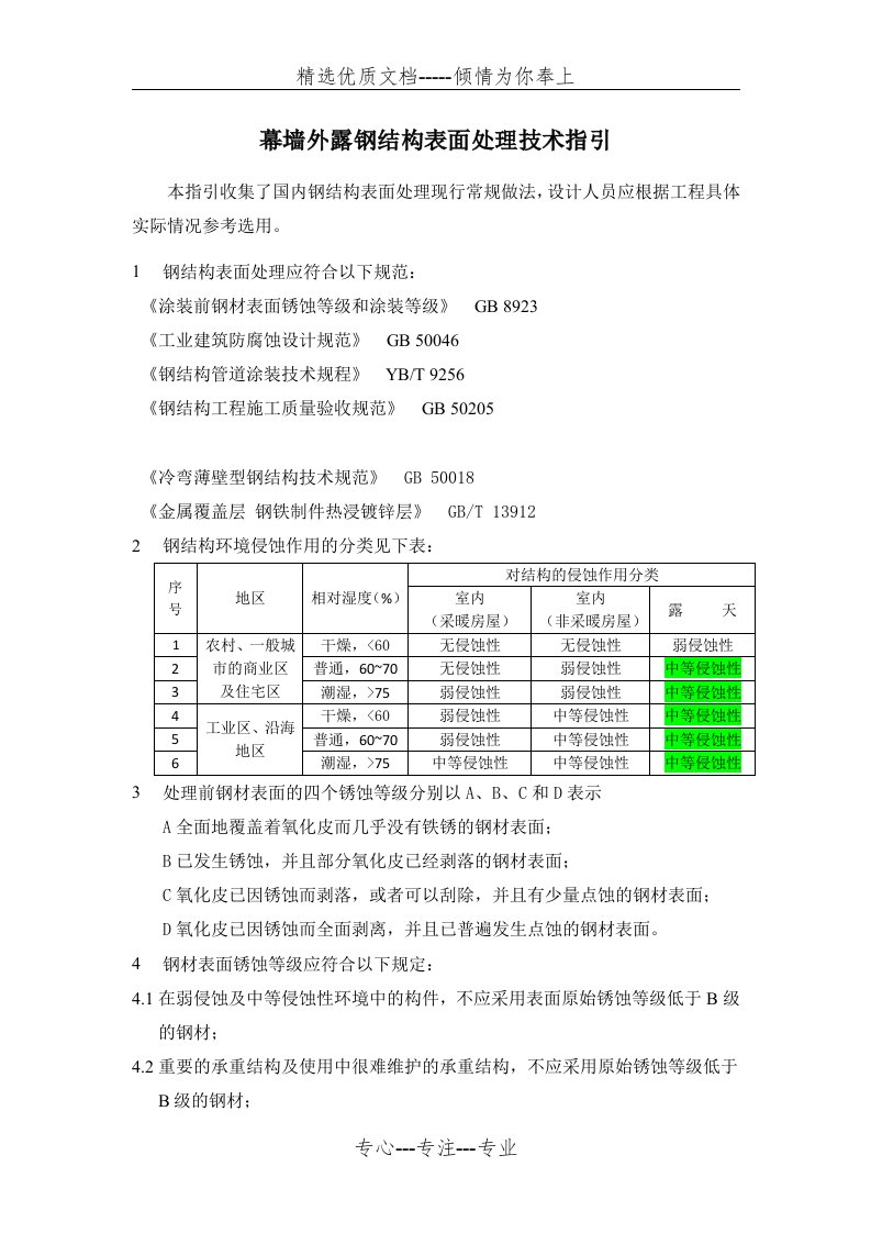 钢结构防腐技术要求b(共6页)