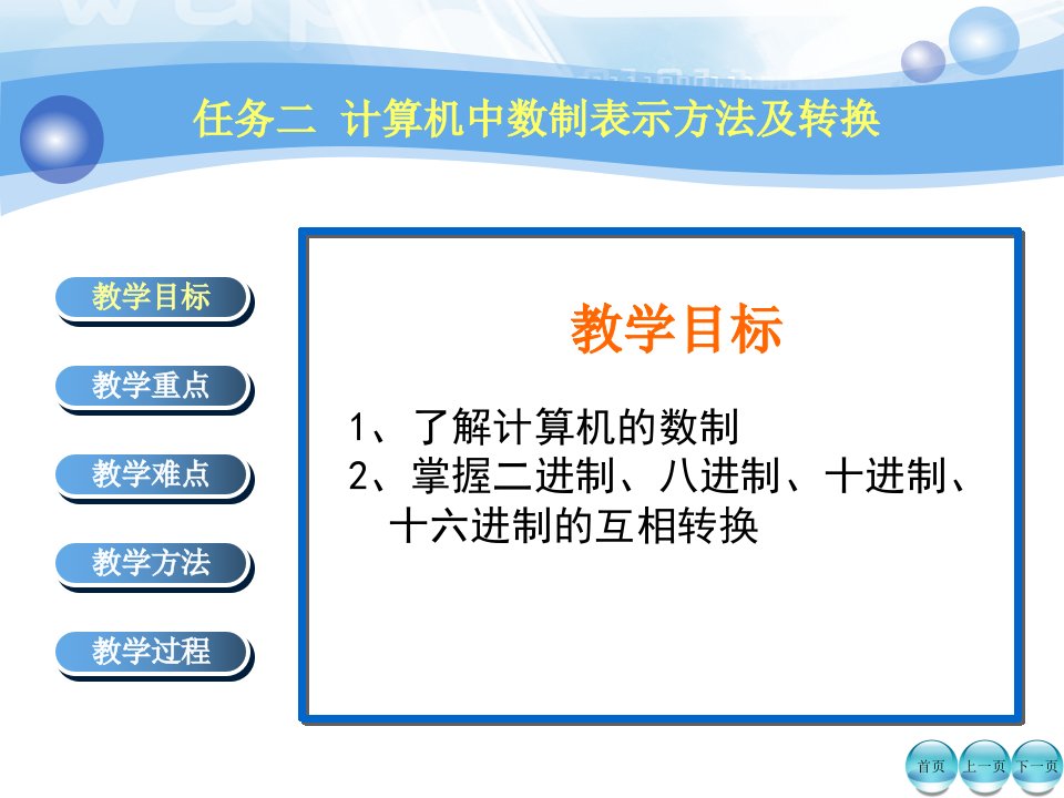 计算机中数制表示方法及转换