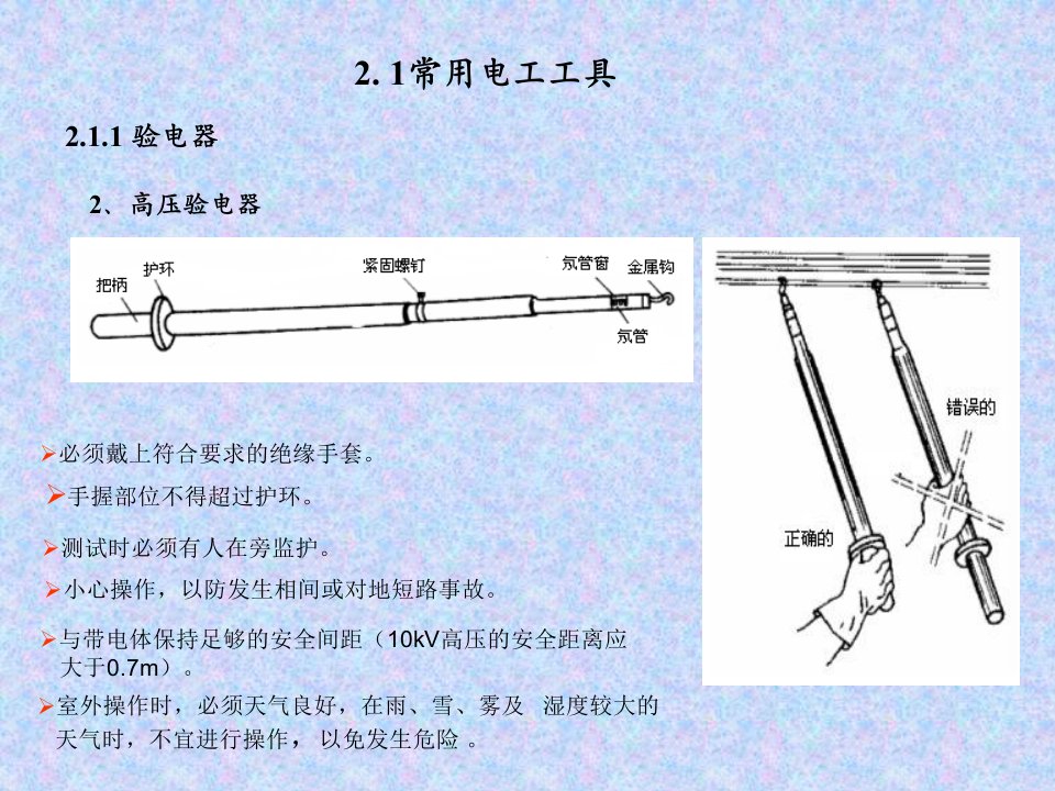 最新常用电工工具及仪表的使用PPT课件