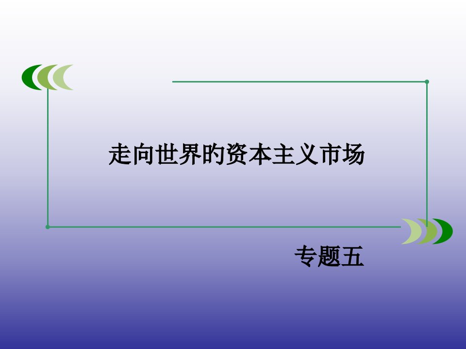 春高一历史人民版必修2专题5