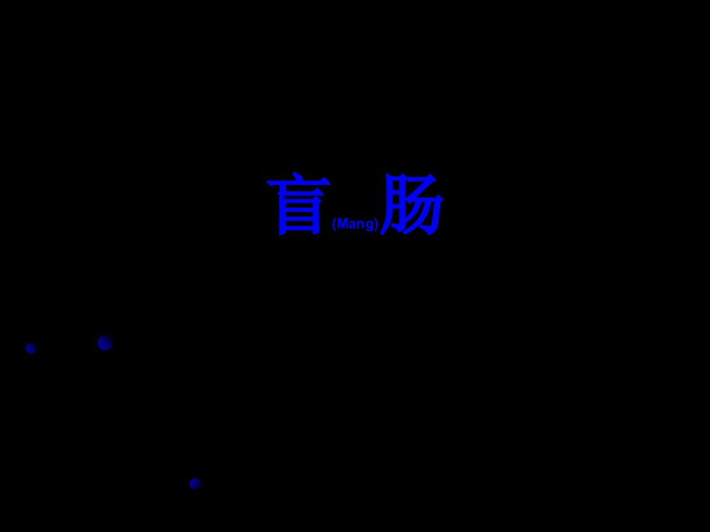 医学课件盲肠、阑尾局部解剖