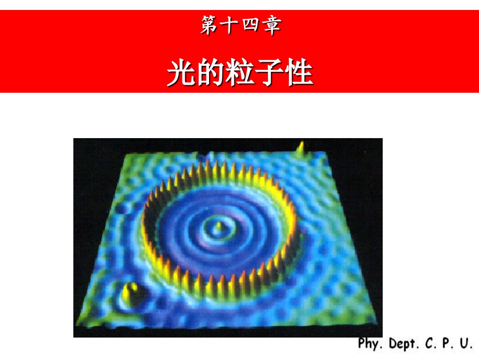 《大学物理》教学资料：14第十四章光的粒子性