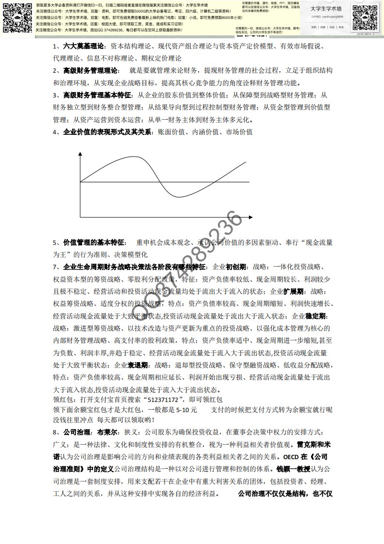 高级财务管理