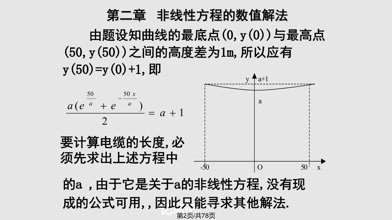 数值分析非线性方程的数值解法