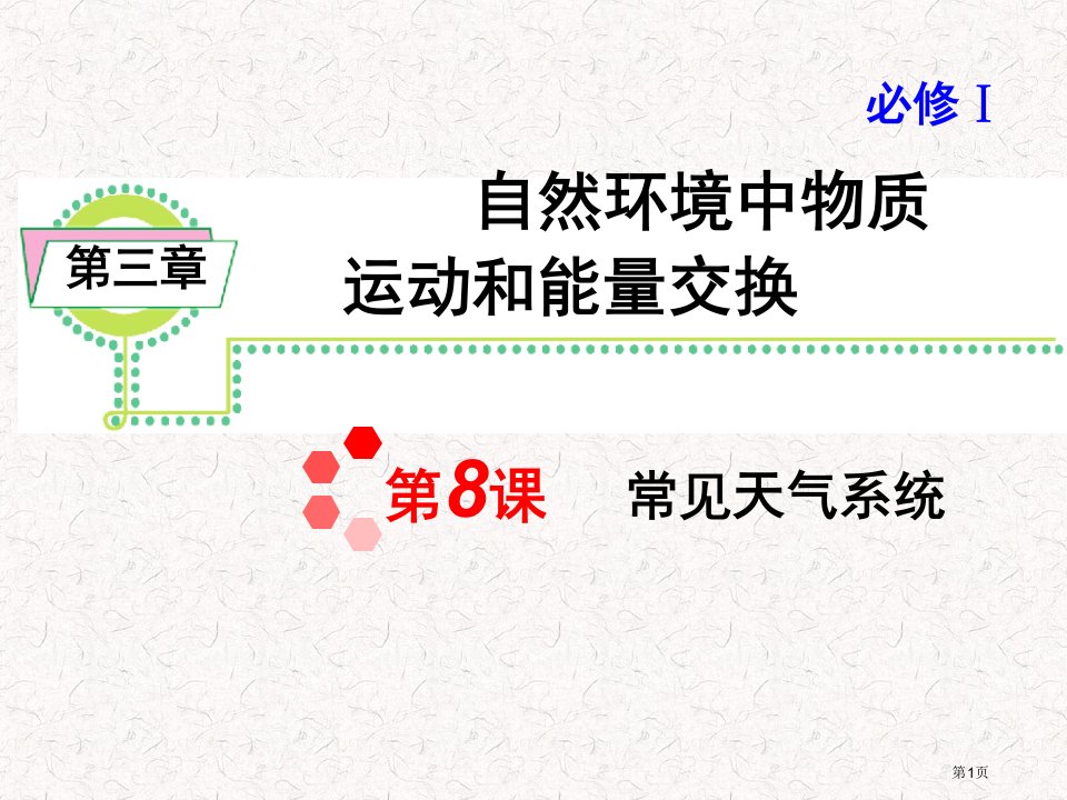 高考地理一轮复习必修1常见的天气系统湘教版湖南专用名师公开课一等奖省优质课赛课获奖课件