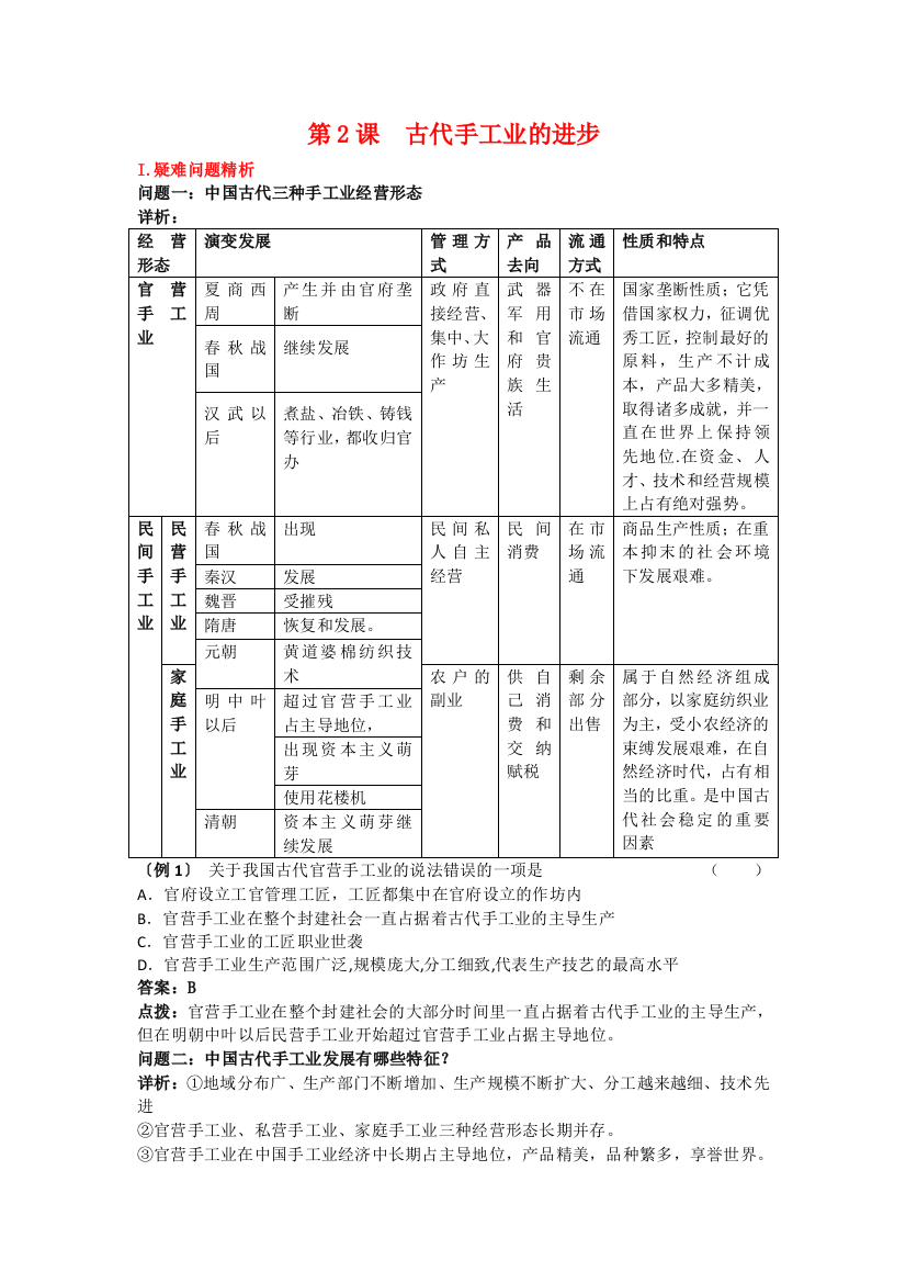 2012高一历史学案