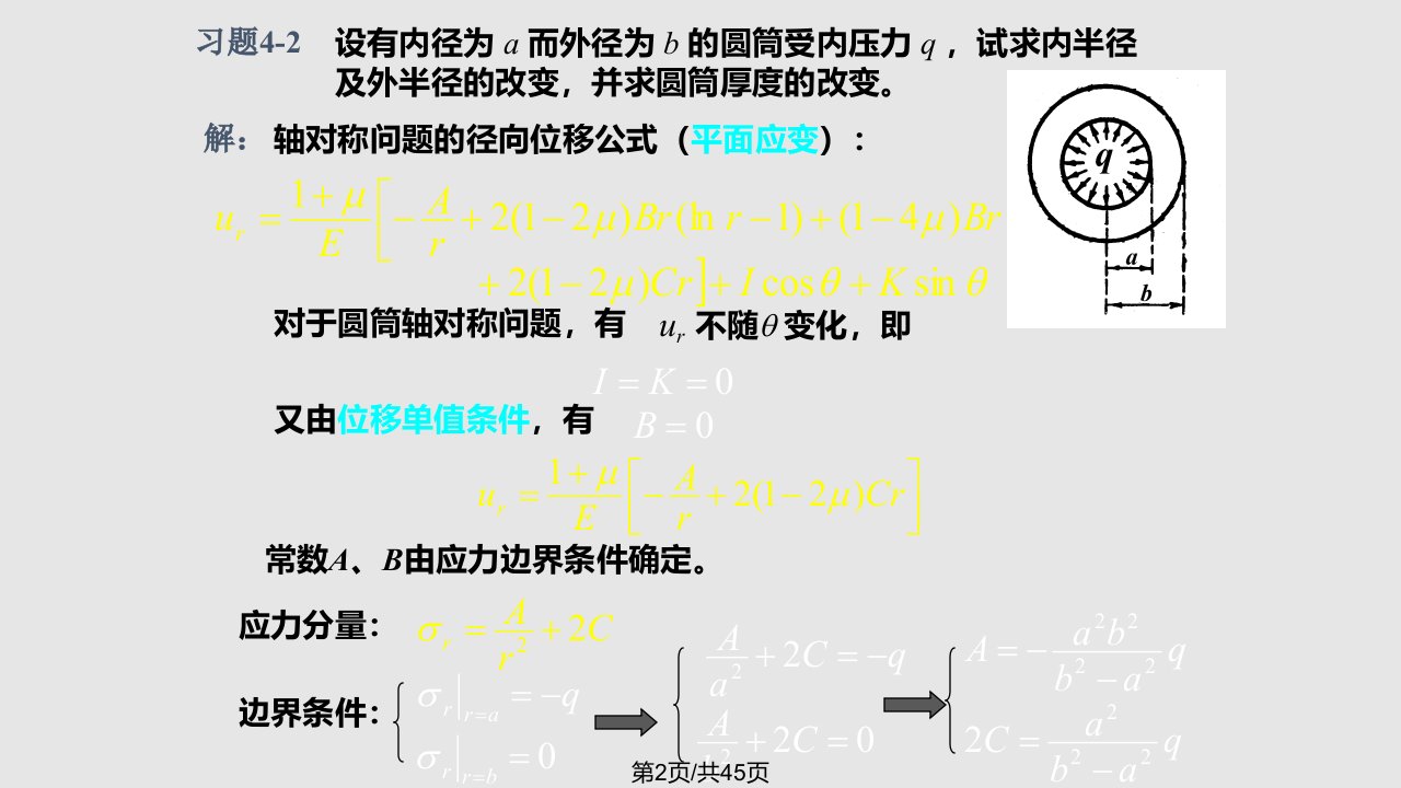 弹性力学习题答案