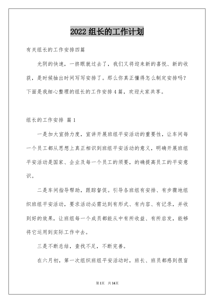 2022组长的工作计划_1