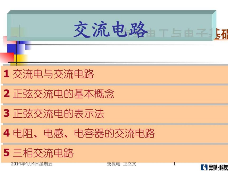 汽车电工与电子基础交流电ppt课件