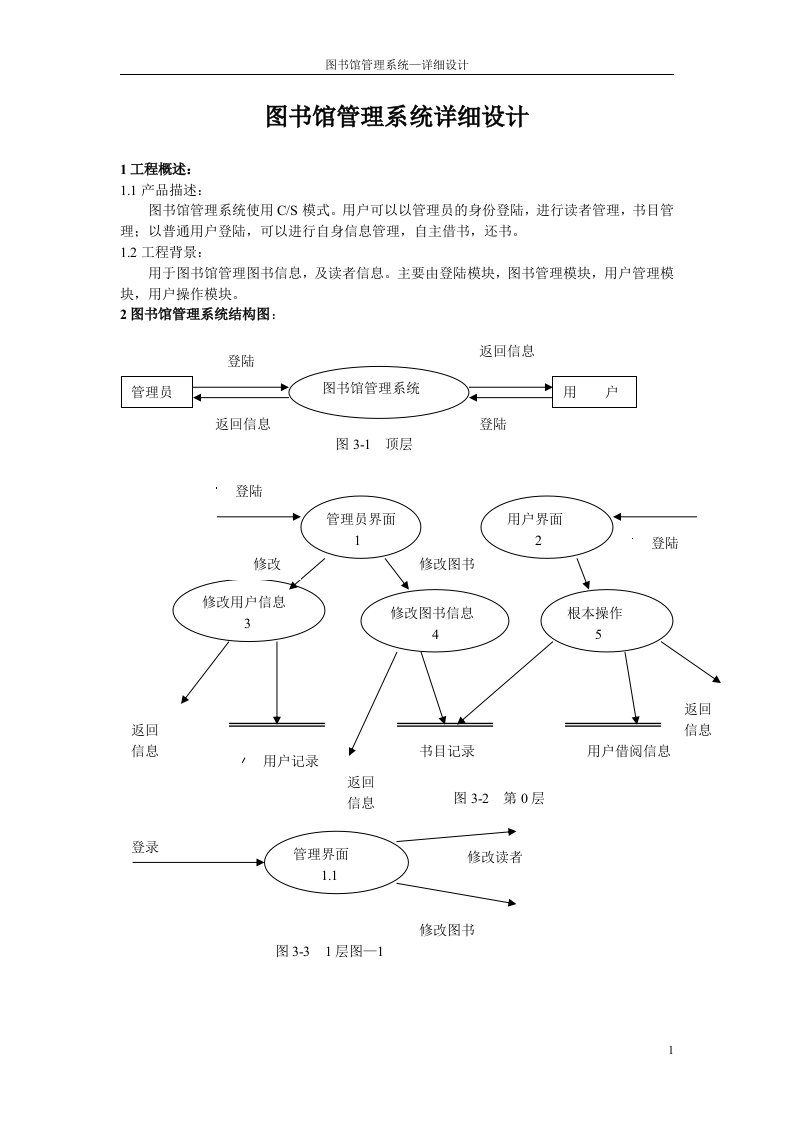 软件工程图书管理系统-详细设计