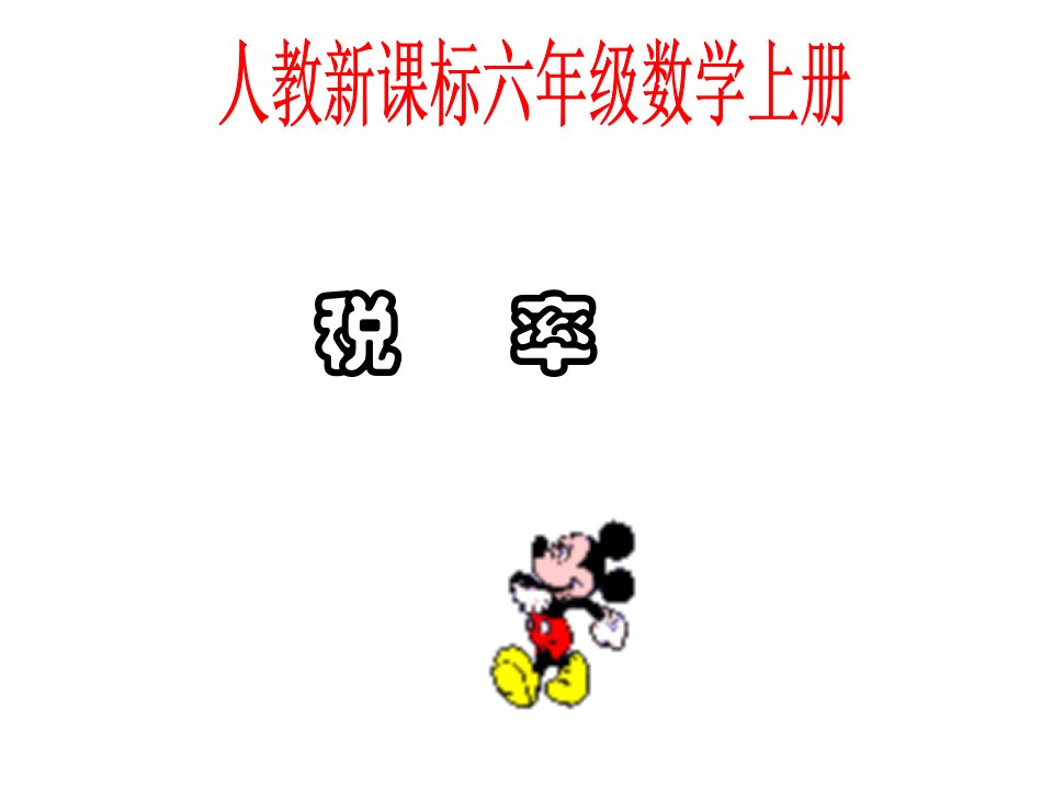 税率ppt课件