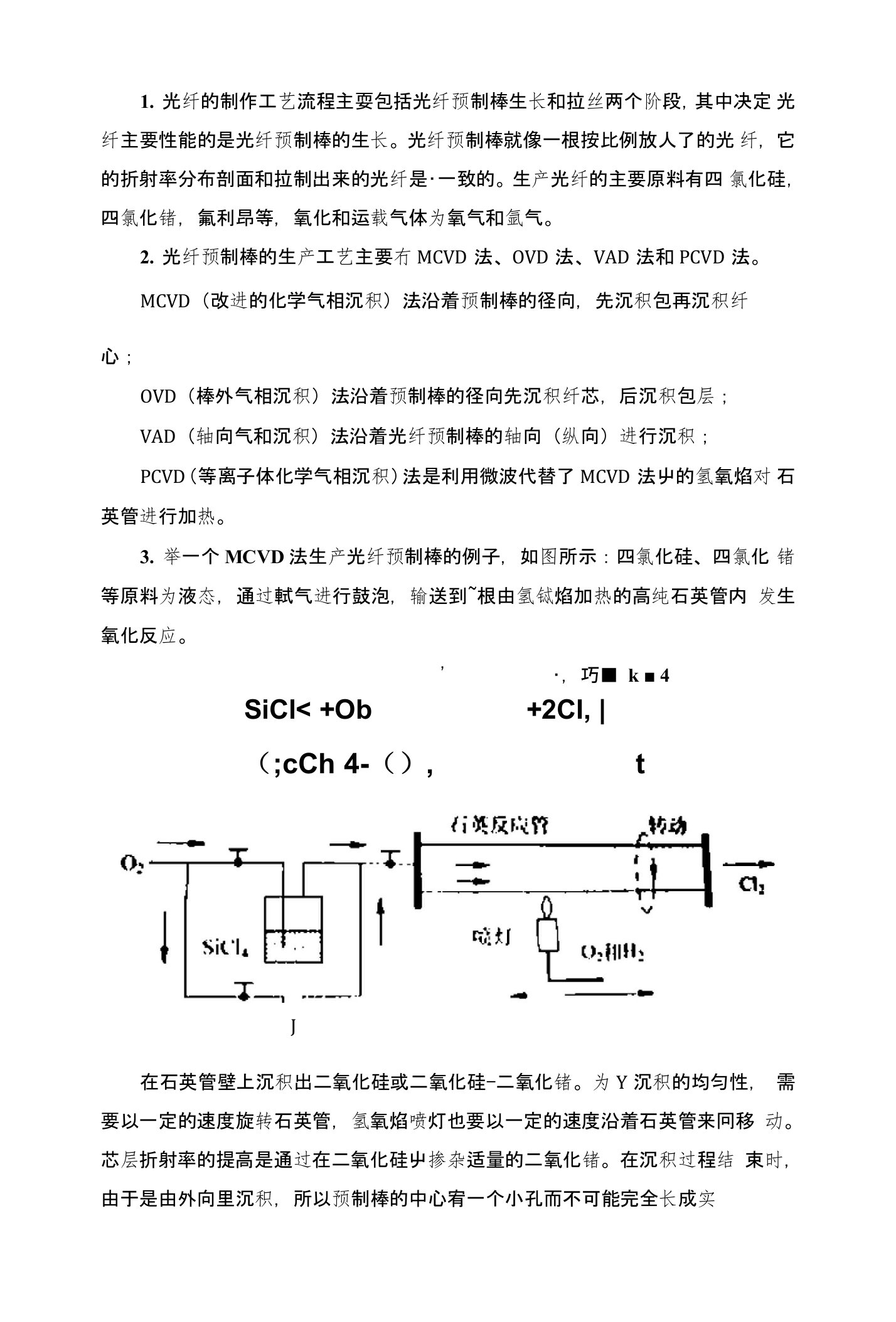 光纤的制造技术